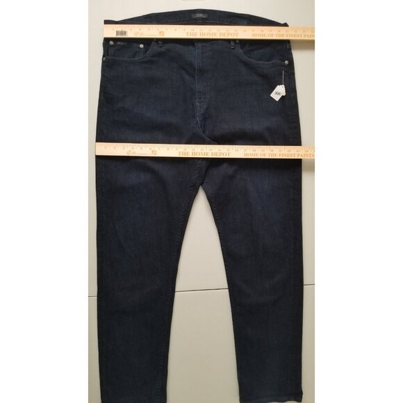 POLO RALPH LAUREN BLACK LABEL BLUE DENIM JEANS STRETCH COTTON SIZE 42BX32 #828 - Picture 4 of 8
